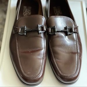 Men’s Ferragamo Brown Formal Leather 11.5 EE